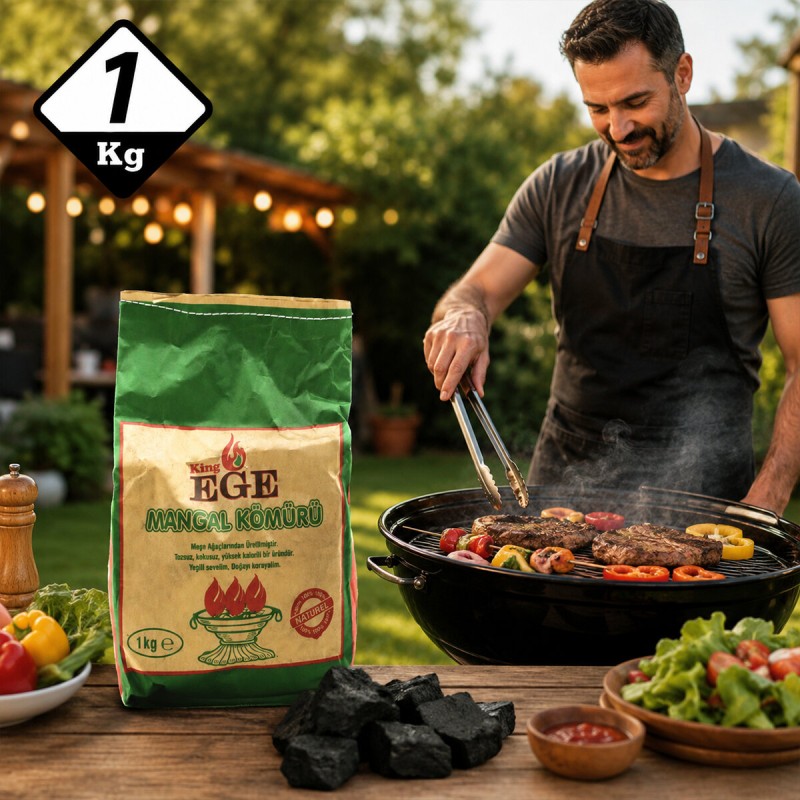 1 kg Mangal Kömürü - Çıra Hediyeli - Meşe Kömürü 1 kg Mangal Kömürü - Çıra Hediyeli - Meşe Kömürü