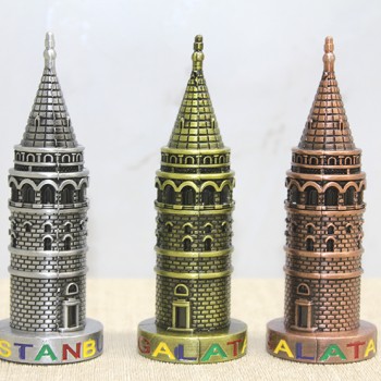 10 cm Metal Galata Kulesi 10 cm Metal Galata Kulesi