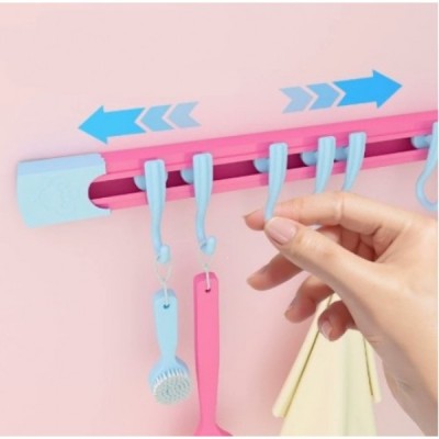 10 Kancalı Raylı Mutfak ve Banyo Düzenleyici Askı 10 Kancalı Raylı Mutfak ve Banyo Düzenleyici Askı