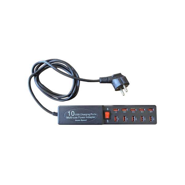 10 Portlu USB Şarj Adaptörü 10 Portlu USB Şarj Adaptörü