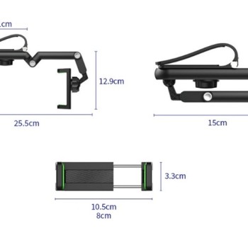 1080° Dönebilen Çok Fonksiyonlu Telefon Tutucu 1080° Dönebilen Çok Fonksiyonlu Telefon Tutucu