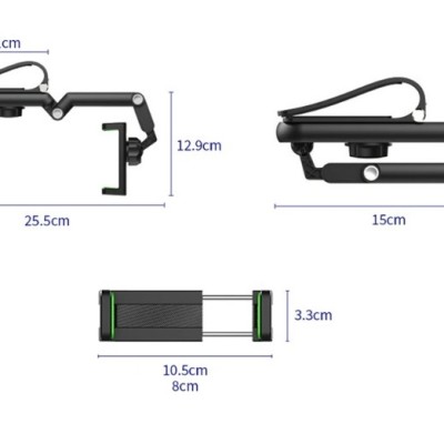 1080° Dönebilen Çok Fonksiyonlu Telefon Tutucu 1080° Dönebilen Çok Fonksiyonlu Telefon Tutucu