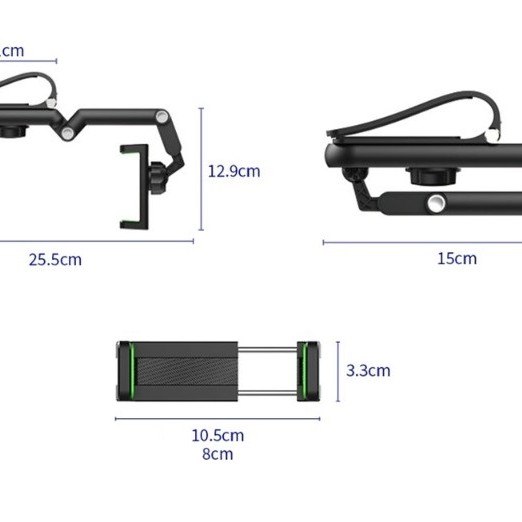 1080° Dönebilen Çok Fonksiyonlu Telefon Tutucu 1080° Dönebilen Çok Fonksiyonlu Telefon Tutucu