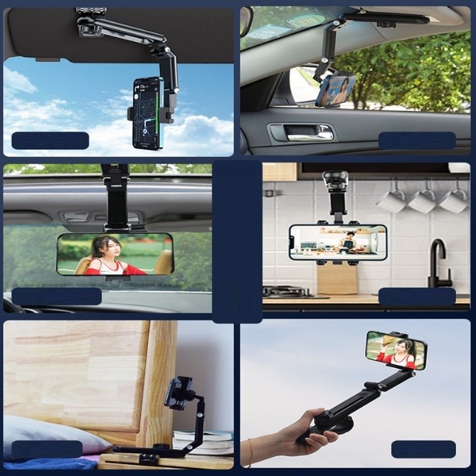 1080° Dönebilen Çok Fonksiyonlu Telefon Tutucu 1080° Dönebilen Çok Fonksiyonlu Telefon Tutucu