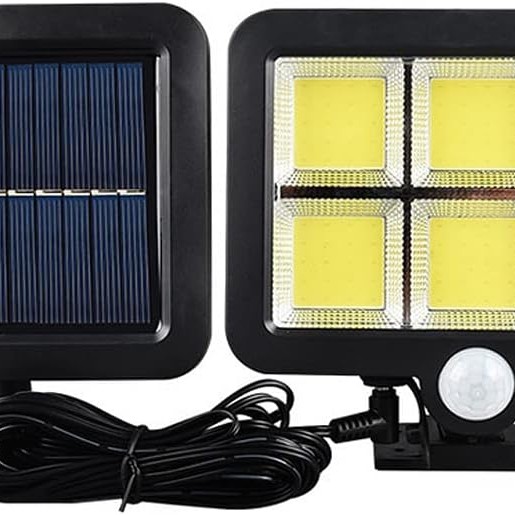 120 Cob Led Solar Panelli 3 Modlu Duvar Lambası 120 Cob Led Solar Panelli 3 Modlu Duvar Lambası