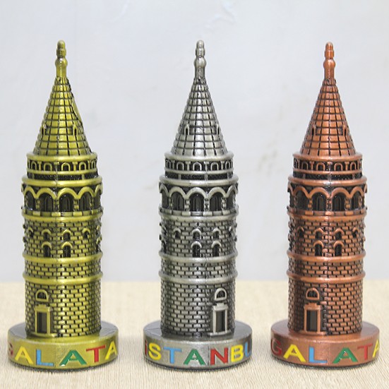 13 cm Metal Galata Kulesi 13 cm Metal Galata Kulesi