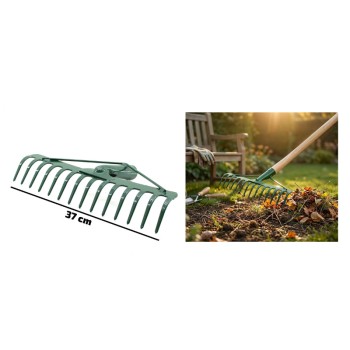 14 Dişli Metal Bahçe Tırmığı - 37 cm Genişlik - Dayanıklı Yapı 14 Dişli Metal Bahçe Tırmığı - 37 cm Genişlik - Dayanıklı Yapı