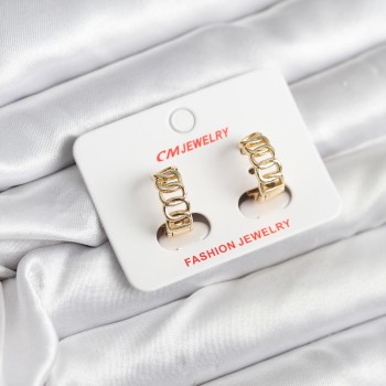14K Gold Renk Kaplama Samanyolu Model CM Kadın Küpe 14K Gold Renk Kaplama Samanyolu Model CM Kadın Küpe