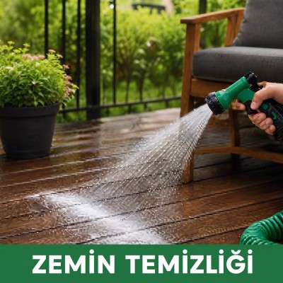 15 Metre Su Hortumu - Spiral - Fonksiyonel - Hafif 