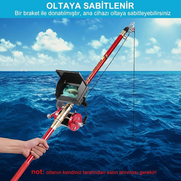 15 Metre Sualtı Balık Tutma Kamerası 15 Metre Sualtı Balık Tutma Kamerası