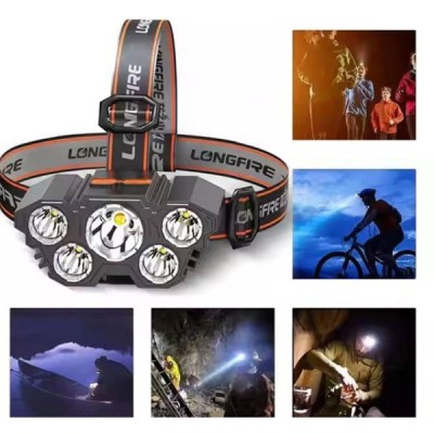 150W 5 LED Ultra Güçlü Kafa Lambası 150W 5 LED Ultra Güçlü Kafa Lambası