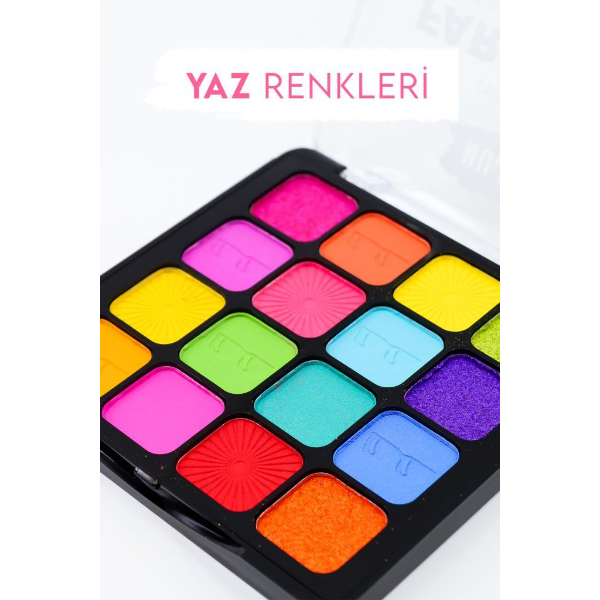 16'lı Yaz Far Paleti - 2'li Set 16'lı Yaz Far Paleti - 2'li Set