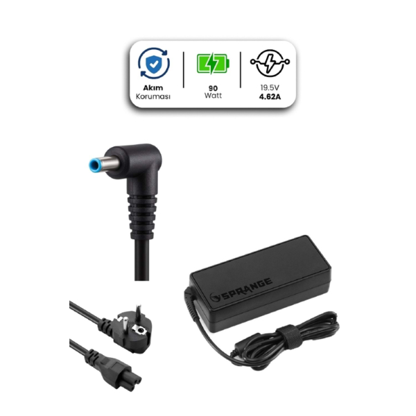 19.5V 4.62A 4.5 * 3.0mm 90W HP İçin Laptop Adaptör 19.5V 4.62A 4.5 * 3.0mm 90W HP İçin Laptop Adaptör
