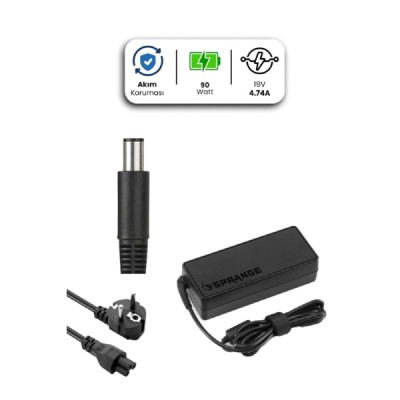 19V 4.74A 7.4 * 5.0mm 90W HP İçin Laptop Adaptör 19V 4.74A 7.4 * 5.0mm 90W HP İçin Laptop Adaptör