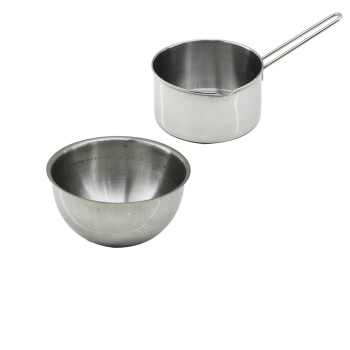 2 Parça Sütlük ve Sosluk Seti - 14 cm ve 17 cm - Paslanmaz Çelik 2 Parça Sütlük ve Sosluk Seti - 14 cm ve 17 cm - Paslanmaz Çelik