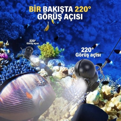 20 Metre Sualtı Balık Tutma Kamerası 20 Metre Sualtı Balık Tutma Kamerası