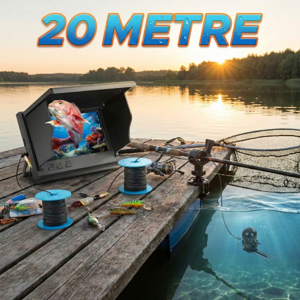 20 Metre Sualtı Balık Tutma Kamerası 20 Metre Sualtı Balık Tutma Kamerası