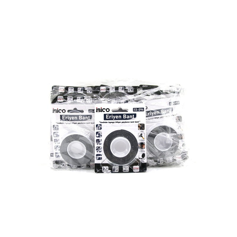 20 mm x 3 mt Eriyen Bant - Esnek - Çift Taraflı - Kendinden Kaynayan 20 mm x 3 mt Eriyen Bant - Esnek - Çift Taraflı - Kendinden Kaynayan