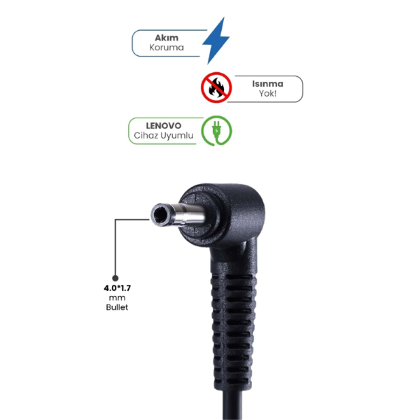 20V 3.25A 4.0 * 1.7 Bullet 65W LENOVO İçin Laptop Adaptör 20V 3.25A 4.0 * 1.7 Bullet 65W LENOVO İçin Laptop Adaptör