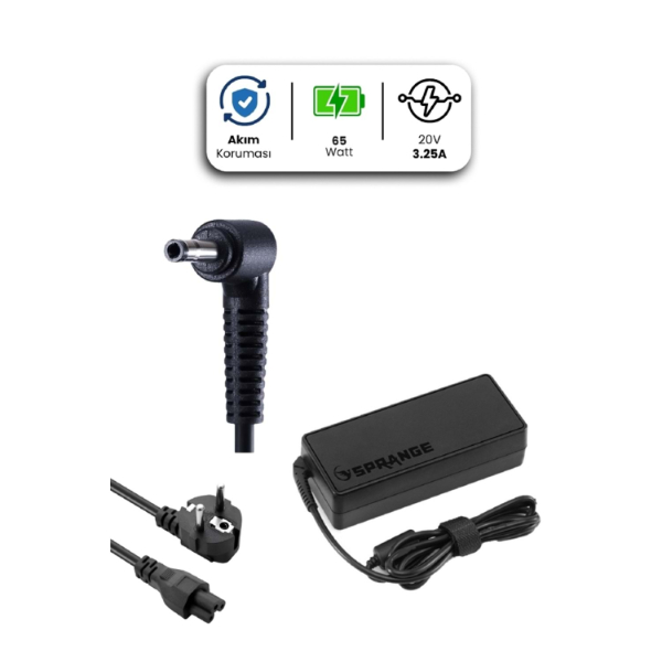 20V 3.25A 4.0 * 1.7 Bullet 65W LENOVO İçin Laptop Adaptör 20V 3.25A 4.0 * 1.7 Bullet 65W LENOVO İçin Laptop Adaptör