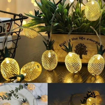 2m 10 Led 2 Kademeli Ananas Led Işık Pilli 2m 10 Led 2 Kademeli Ananas Led Işık Pilli