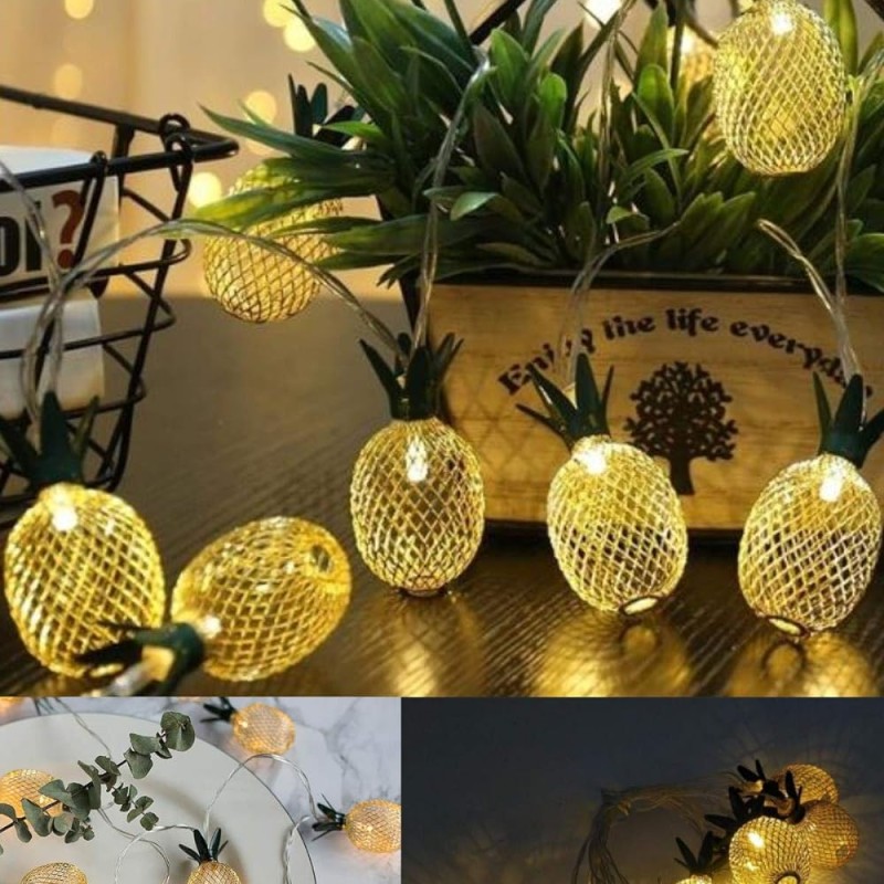 2m 10 Led 2 Kademeli Ananas Led Işık Pilli 2m 10 Led 2 Kademeli Ananas Led Işık Pilli