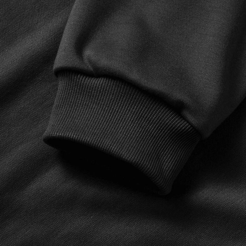 3 iplik Pamuklu Cepli  Kapüşonlu 10 Kasıma Özel SweatShirt Hoodie - Siyah