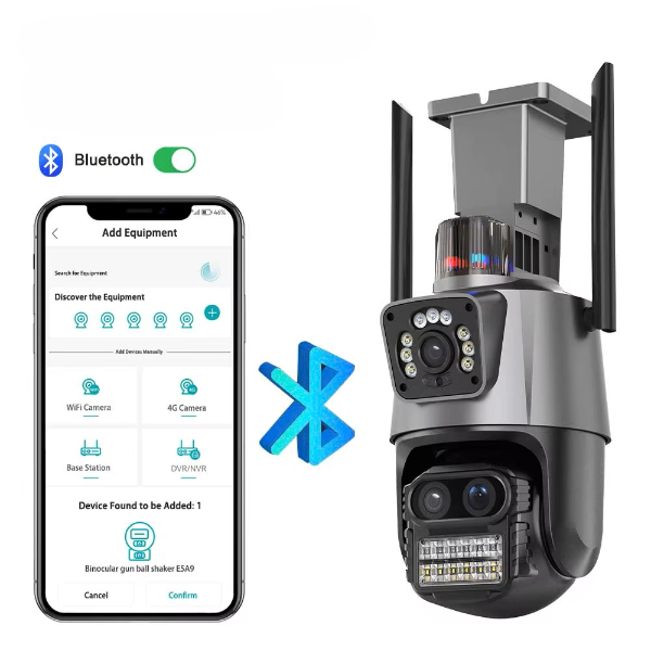 3 Lens Wi-Fi Güvenlik Kamerası 3 Lens Wi-Fi Güvenlik Kamerası