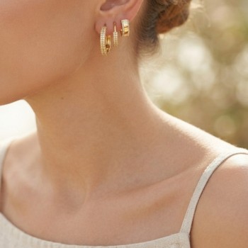 3 lü Set Gold Renk Halka Model Küpe