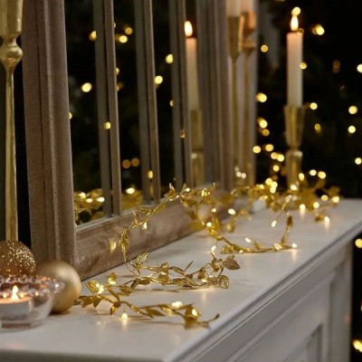 3 Metre Yaldızlı Gold LED Işık