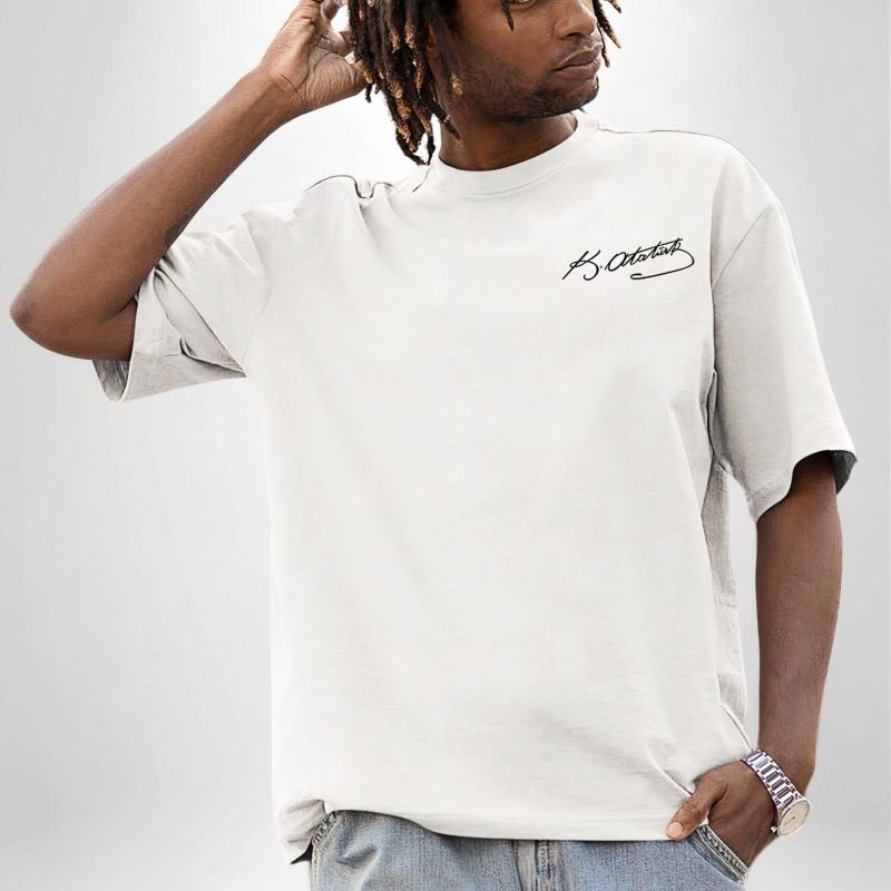 30 Ağustos Zafer Bayramı Ön Arka Baskılı Oversize Bisiklet Yaka T-shirt - Beyaz 30 Ağustos Zafer Bayramı Ön Arka Baskılı Oversize Bisiklet Yaka T-shirt - Beyaz