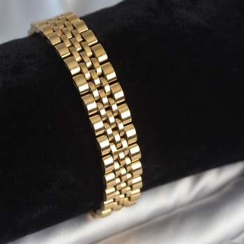 316L Çelik 12 mm Kalınlıkta Gold Renkli Erkek Bileklik 316L Çelik 12 mm Kalınlıkta Gold Renkli Erkek Bileklik