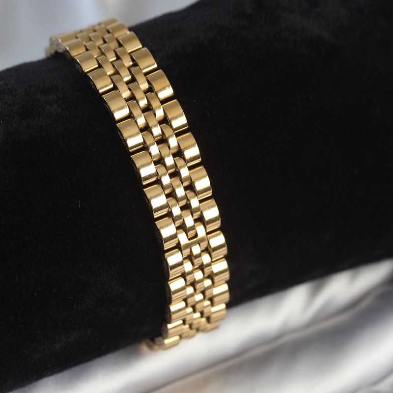 316L Çelik 12 mm Kalınlıkta Gold Renkli Erkek Bileklik 316L Çelik 12 mm Kalınlıkta Gold Renkli Erkek Bileklik
