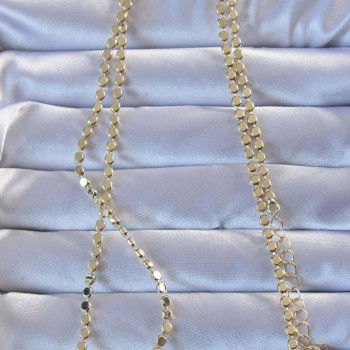 316L Çelik Gold Renk 60 cm Parçalı Ezme Kolye 316L Çelik Gold Renk 60 cm Parçalı Ezme Kolye