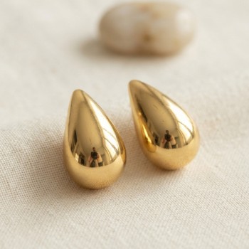 316L Çelik Gold Renk Damla Model Küpe 316L Çelik Gold Renk Damla Model Küpe