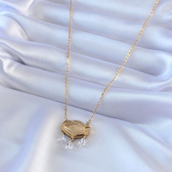 316L Çelik Gold Renk Lotus Model Zirkon Taşlı Kadın Kolye 316L Çelik Gold Renk Lotus Model Zirkon Taşlı Kadın Kolye