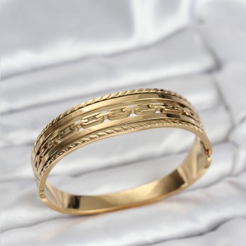 316L Çelik Gold Renk Vintage Model Kadın Kelepçe Bileklik 316L Çelik Gold Renk Vintage Model Kadın Kelepçe Bileklik