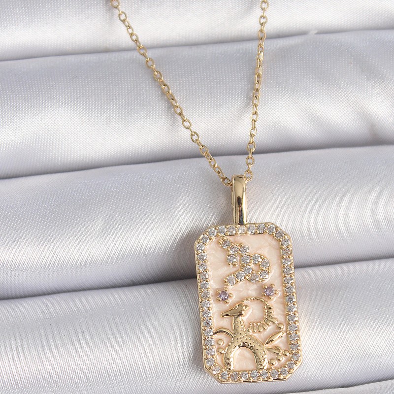 316L Çelik Gold Renk Zincir Oğlak Burcu Zirkon Taşlı Kadın Kolye 316L Çelik Gold Renk Zincir Oğlak Burcu Zirkon Taşlı Kadın Kolye