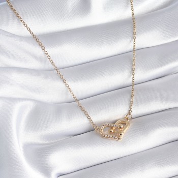 316L Çelik Gold Renk Zirkon Taşlı Model Kadın Kolye 316L Çelik Gold Renk Zirkon Taşlı Model Kadın Kolye