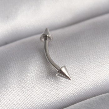 316L Çelik Gümüş Renk Çivi Model Piercing