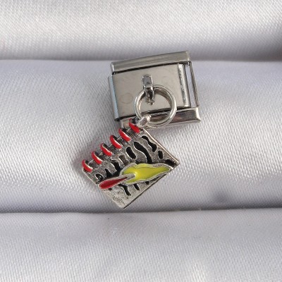 316L Çelik Gümüş Renk Sallantı Defter Figür Nomination Charm 316L Çelik Gümüş Renk Sallantı Defter Figür Nomination Charm