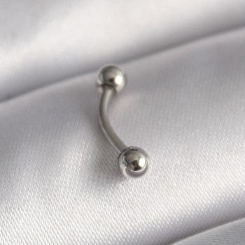 316L Çelik Gümüş Renk Topçuk Model Piercing