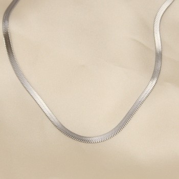 316L Çelik Silver Renk 45 cm İtalyan Zincir Model Kadın Kolye 316L Çelik Silver Renk 45 cm İtalyan Zincir Model Kadın Kolye