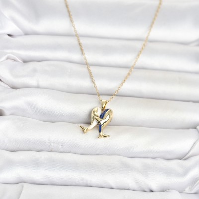 316L Çelik Zincir Gold Renk Dolphin Model Kadın Kolye 316L Çelik Zincir Gold Renk Dolphin Model Kadın Kolye