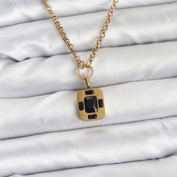 316L Çelik Zincir Gold Renk Vintage Model Kadın Kolye 316L Çelik Zincir Gold Renk Vintage Model Kadın Kolye