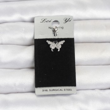 316L Cerrahi Çelik Kelebek Model Göbek Piercing 316L Cerrahi Çelik Kelebek Model Göbek Piercing