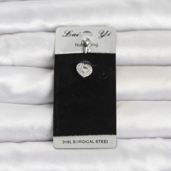 316L Cerrahi Çelik Minimal Kalp Model Göbek Piercing 316L Cerrahi Çelik Minimal Kalp Model Göbek Piercing