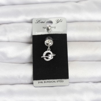 316L Cerrahi Çelik Sallantılı Yıldız Model Göbek Piercing 316L Cerrahi Çelik Sallantılı Yıldız Model Göbek Piercing