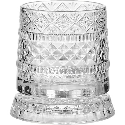 360 Derece Dönen Bardak - 280 ml - Kristal Cam 360 Derece Dönen Bardak - 280 ml - Kristal Cam