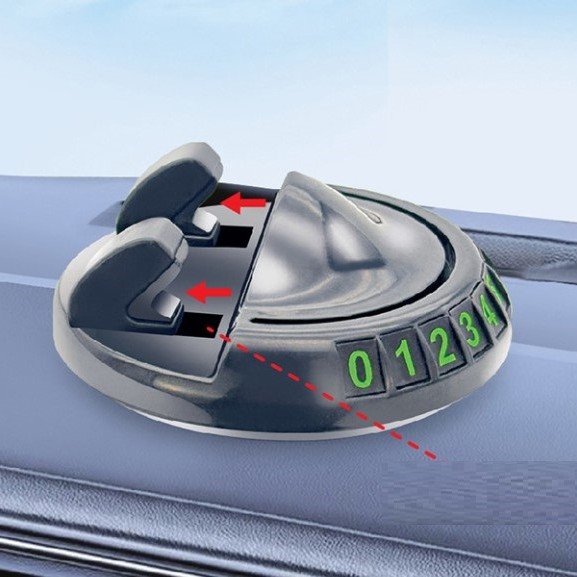 360° Dönebilen Yapışkanlı Numaratörlü Araç Telefon Tutucu 360° Dönebilen Yapışkanlı Numaratörlü Araç Telefon Tutucu